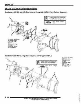 2012 Sportsman 400/500 and EFI Tractor Service Manual 9923412, Page 340