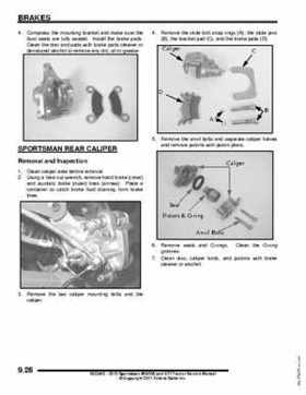 2012 Sportsman 400/500 and EFI Tractor Service Manual 9923412, Page 356