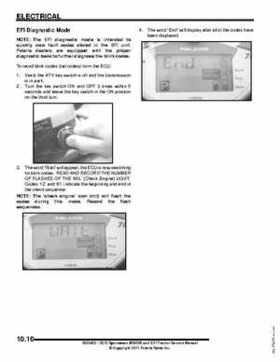 2012 Sportsman 400/500 and EFI Tractor Service Manual 9923412, Page 374