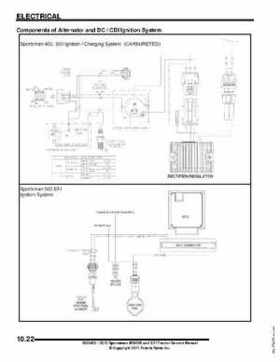 2012 Sportsman 400/500 and EFI Tractor Service Manual 9923412, Page 386