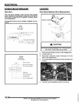 2012 Sportsman 400/500 and EFI Tractor Service Manual 9923412, Page 394