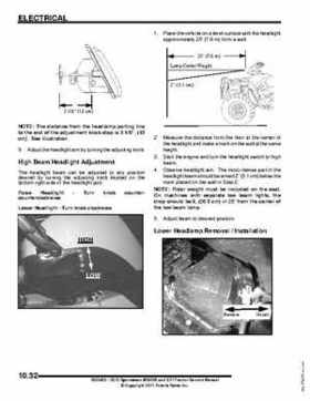 2012 Sportsman 400/500 and EFI Tractor Service Manual 9923412, Page 396