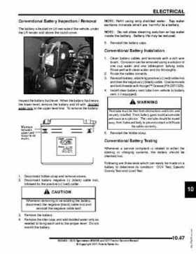 2012 Sportsman 400/500 and EFI Tractor Service Manual 9923412, Page 411