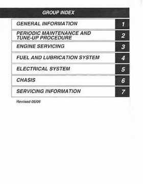 1987-2006 Suzuki ATV LT80 Service Manual, Page 6