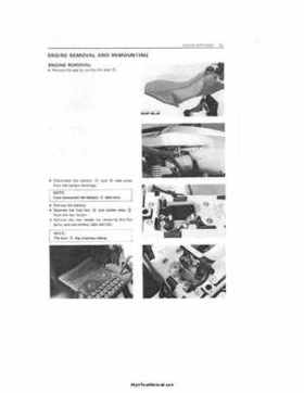 1987-2006 Suzuki ATV LT80 Service Manual, Page 39