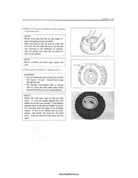 1987-2006 Suzuki ATV LT80 Service Manual, Page 115