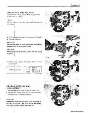 1988-1992 Suzuki LT250R Service Manual, Page 133