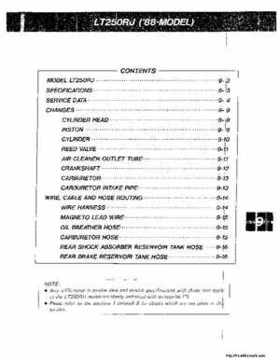 1988-1992 Suzuki LT250R Service Manual, Page 202