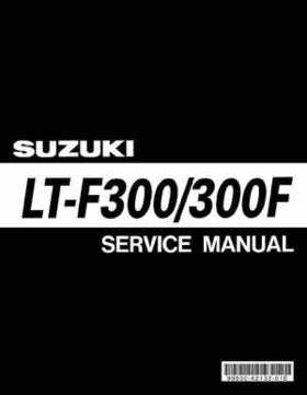 1999-2004 Suzuki King Quad LT-300 300F ATV Factory Service Manual, Page 1