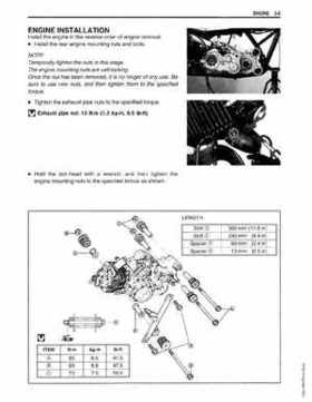 1999-2004 Suzuki King Quad LT-300 300F ATV Factory Service Manual, Page 48