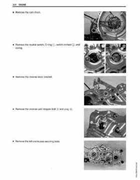 1999-2004 Suzuki King Quad LT-300 300F ATV Factory Service Manual, Page 61