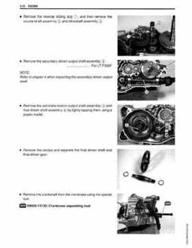 1999-2004 Suzuki King Quad LT-300 300F ATV Factory Service Manual, Page 63