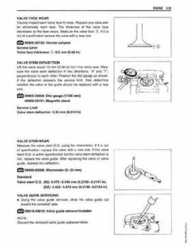 1999-2004 Suzuki King Quad LT-300 300F ATV Factory Service Manual, Page 68