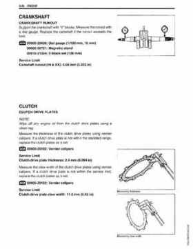 1999-2004 Suzuki King Quad LT-300 300F ATV Factory Service Manual, Page 79