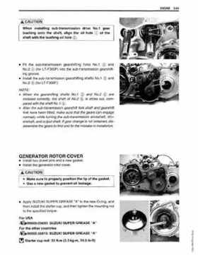 1999-2004 Suzuki King Quad LT-300 300F ATV Factory Service Manual, Page 104
