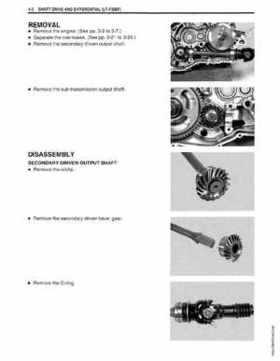 1999-2004 Suzuki King Quad LT-300 300F ATV Factory Service Manual, Page 117