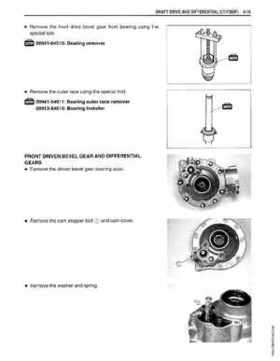 1999-2004 Suzuki King Quad LT-300 300F ATV Factory Service Manual, Page 130