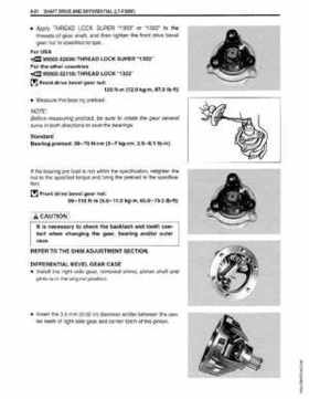 1999-2004 Suzuki King Quad LT-300 300F ATV Factory Service Manual, Page 135
