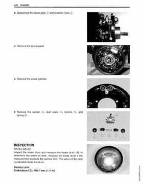 1999-2004 Suzuki King Quad LT-300 300F ATV Factory Service Manual, Page 183