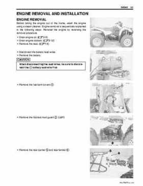 2002-2007 Suzuki 500 LTA Service Manual, Page 46