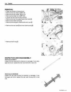 2002-2007 Suzuki 500 LTA Service Manual, Page 286