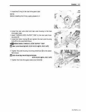 2002-2007 Suzuki 500 LTA Service Manual, Page 289