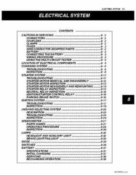 2002-2007 Suzuki 500 LTA Service Manual, Page 299
