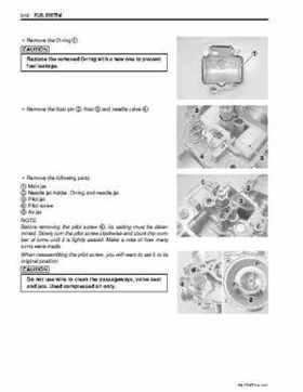 2002-2009 Suzuki LT-F250 Ozark Service Manual, Page 149