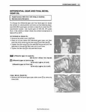 2003-2005 Suzuki LT-A500F Service Manual, Page 25