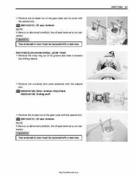 2003-2005 Suzuki LT-A500F Service Manual, Page 149