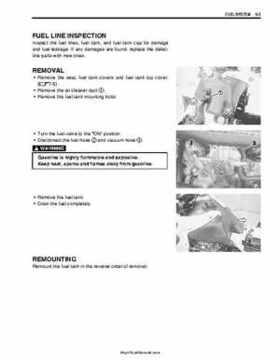 2003-2005 Suzuki LT-A500F Service Manual, Page 188