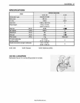 2003-2005 Suzuki LT-A500F Service Manual, Page 192