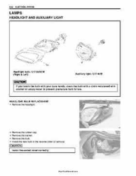2003-2005 Suzuki LT-A500F Service Manual, Page 330