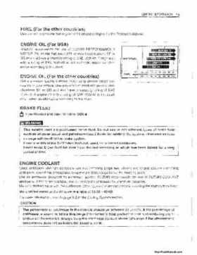 2003 Suzuki LT-Z400 Factory Service Manual, Page 5