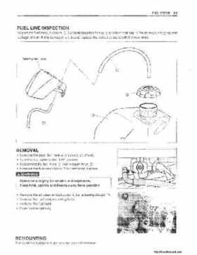 2003 Suzuki LT-Z400 Factory Service Manual, Page 107