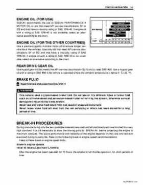 2004-2009 Suzuki LT-Z250 Service Manual, Page 9