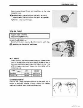 2004-2009 Suzuki LT-Z250 Service Manual, Page 20