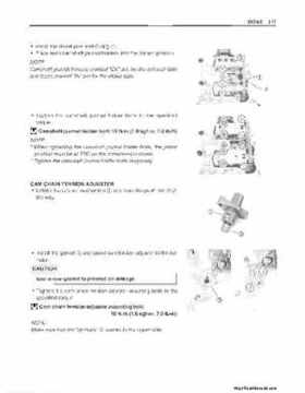 2006-2009 Suzuki LT-R450 Service Manual, Page 126