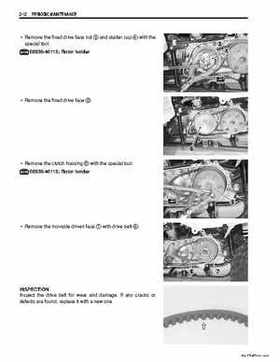 2006-2009 Suzuki LT-Z50 QuadSport ATV Factory Service Manual, Page 25