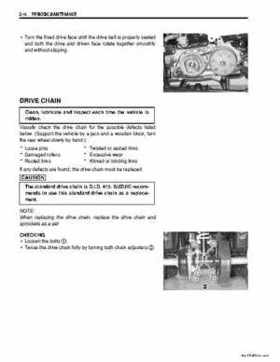2006-2009 Suzuki LT-Z50 QuadSport ATV Factory Service Manual, Page 27