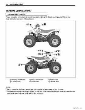 2006-2009 Suzuki LT-Z50 QuadSport ATV Factory Service Manual, Page 35