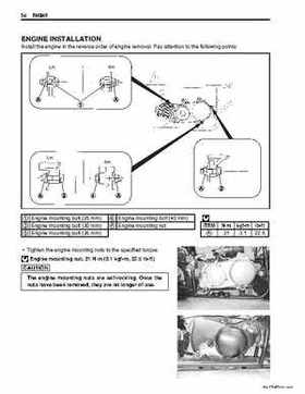 2006-2009 Suzuki LT-Z50 QuadSport ATV Factory Service Manual, Page 44