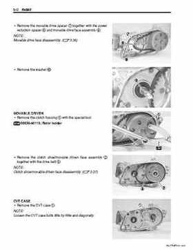 2006-2009 Suzuki LT-Z50 QuadSport ATV Factory Service Manual, Page 50