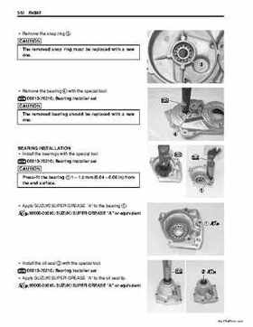 2006-2009 Suzuki LT-Z50 QuadSport ATV Factory Service Manual, Page 69