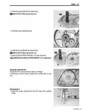 2006-2009 Suzuki LT-Z50 QuadSport ATV Factory Service Manual, Page 70