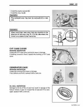 2006-2009 Suzuki LT-Z50 QuadSport ATV Factory Service Manual, Page 72