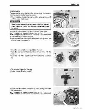 2006-2009 Suzuki LT-Z50 QuadSport ATV Factory Service Manual, Page 84
