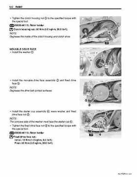 2006-2009 Suzuki LT-Z50 QuadSport ATV Factory Service Manual, Page 91