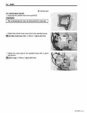 2006-2009 Suzuki LT-Z50 QuadSport ATV Factory Service Manual, Page 95