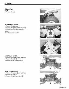 2006-2009 Suzuki LT-Z50 QuadSport ATV Factory Service Manual, Page 113